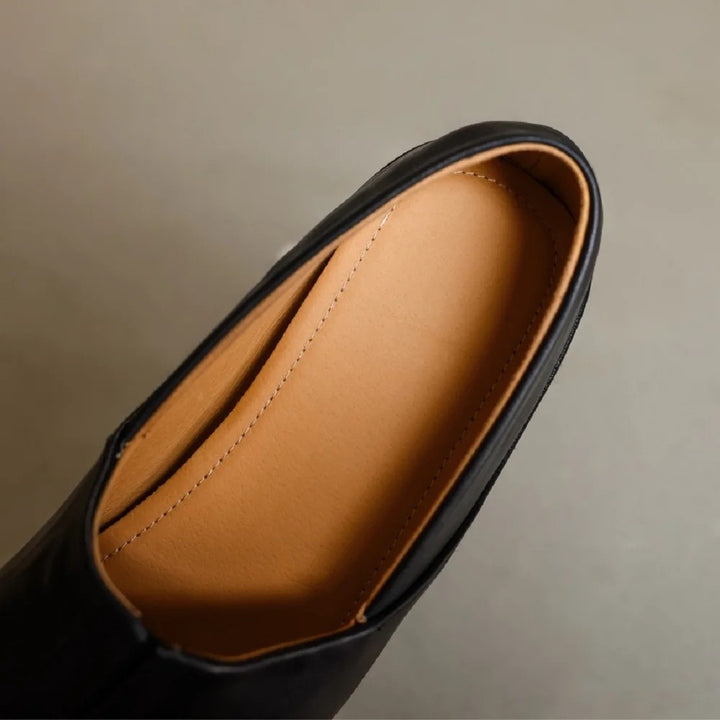 Cortile Leather Slip Ons