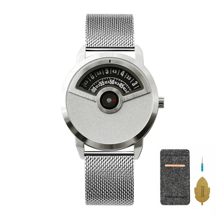 Aperture Half-Dial Watch