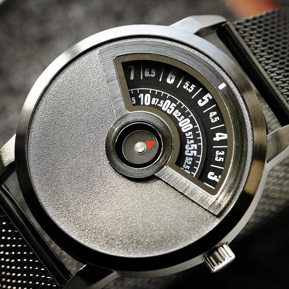 Aperture Half-Dial Watch