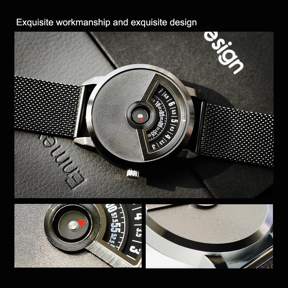 Aperture Half-Dial Watch