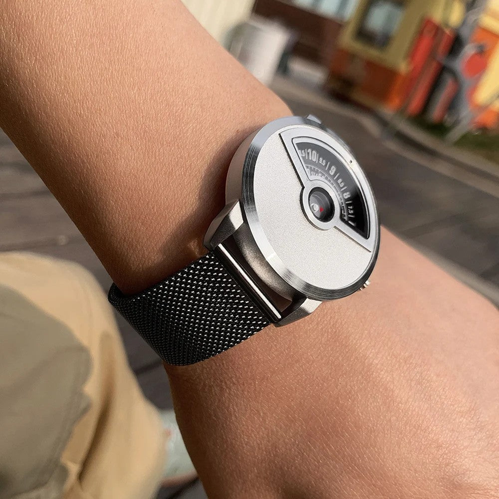 Aperture Half-Dial Watch