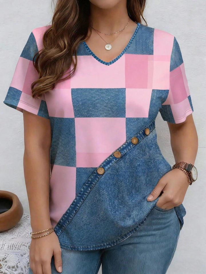 Patchina Denim Tee