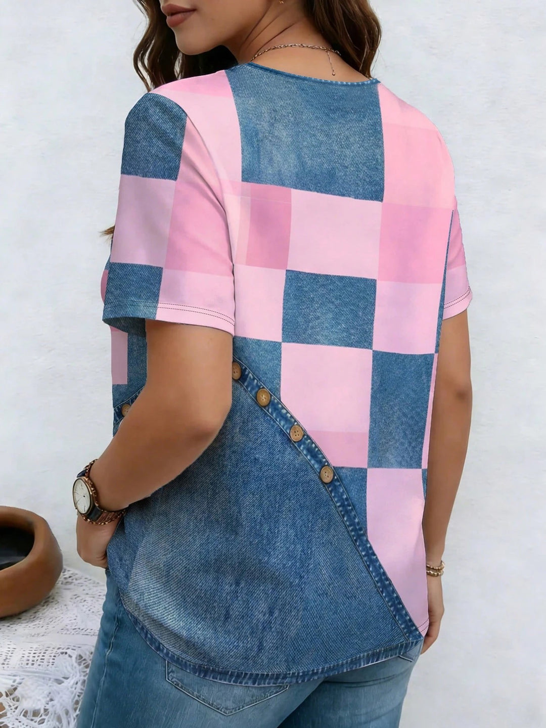 Patchina Denim Tee
