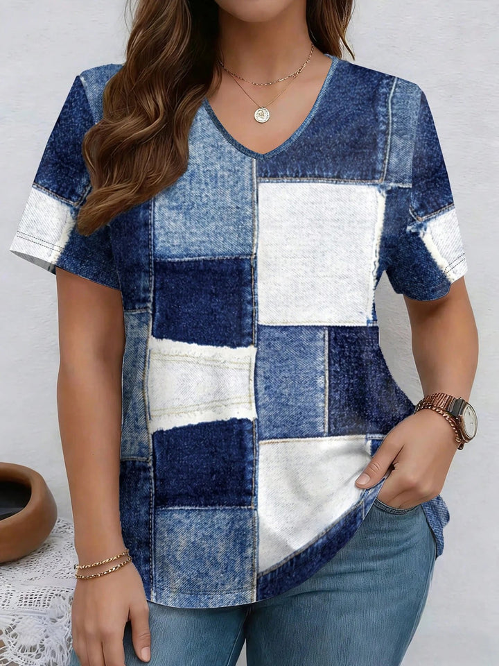 Patchina Denim Tee