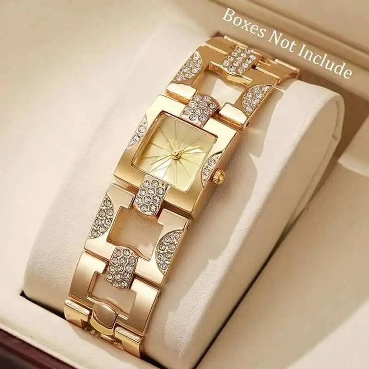 Marchesa Rhinestone Bracelet Watch