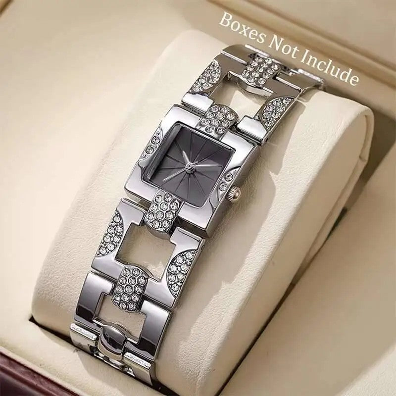 Marchesa Rhinestone Bracelet Watch