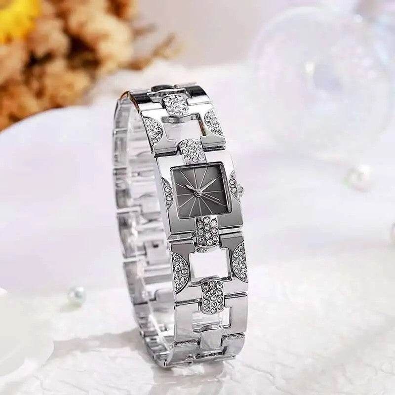 Marchesa Rhinestone Bracelet Watch