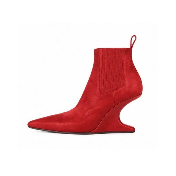 Sculpted Wedge Chelsea Boots