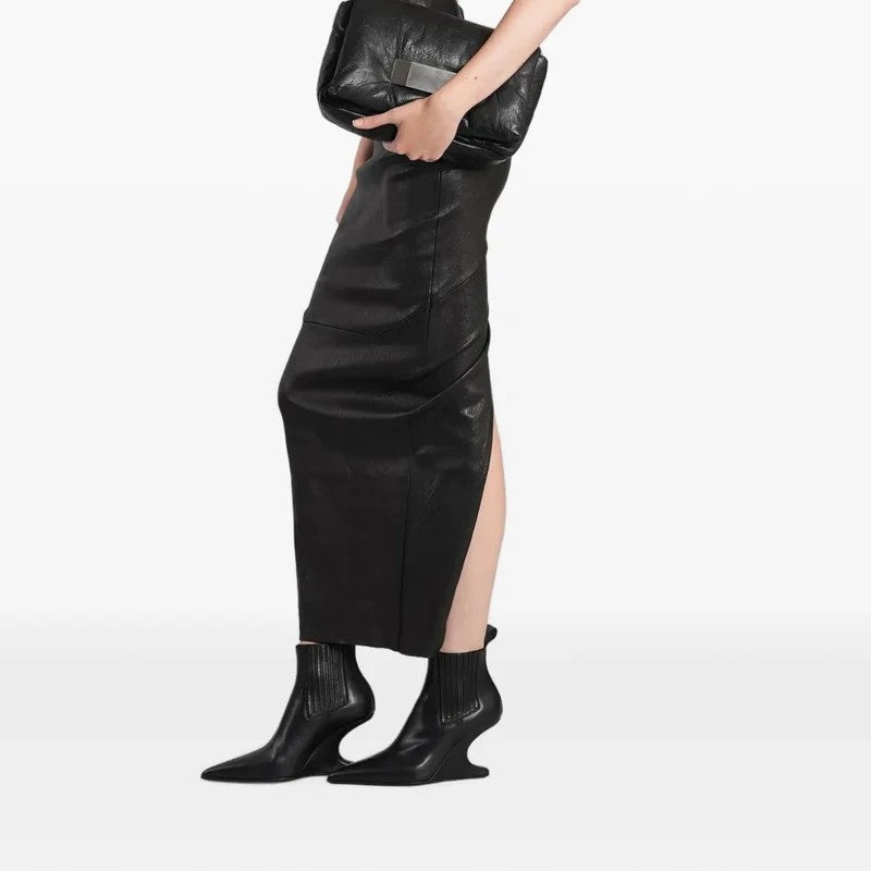 Sculpted Wedge Chelsea Boots