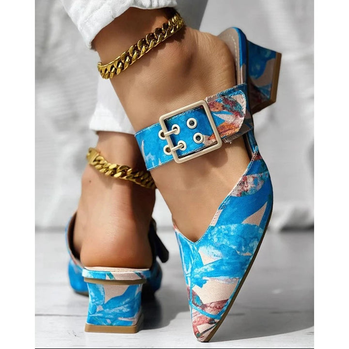 Pastel Pointed Mules