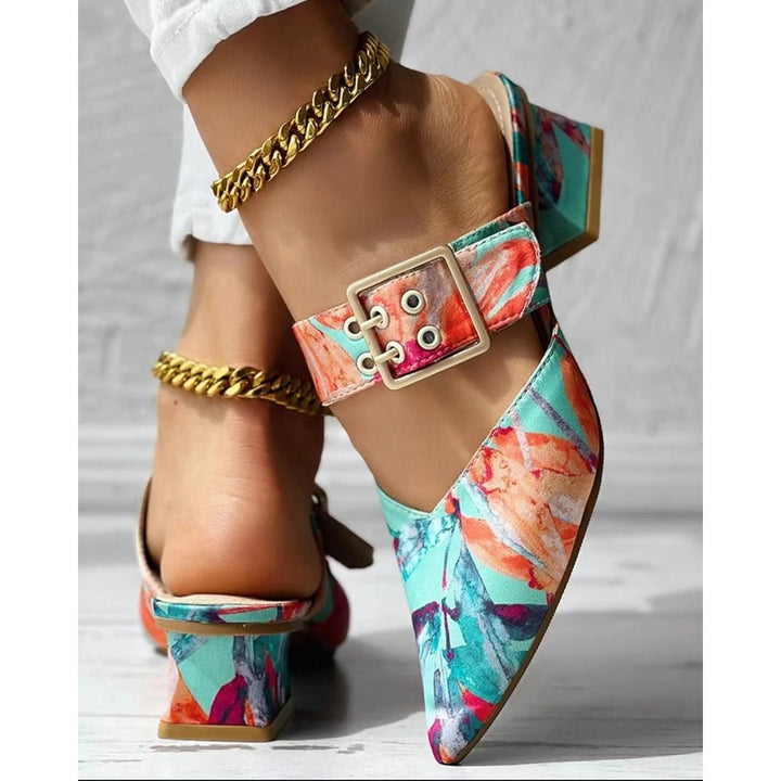 Pastel Pointed Mules