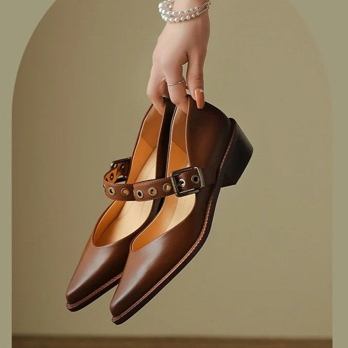 Novara Buckle Mary Janes