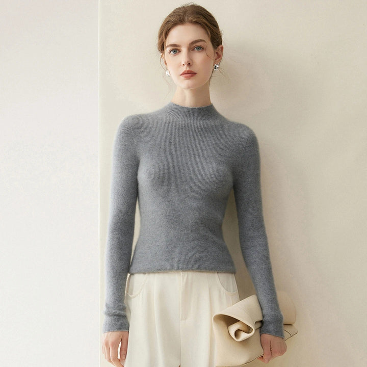 Colette Cashmere Mock Neck