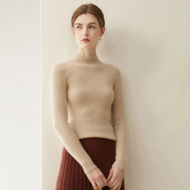 Colette Cashmere Mock Neck