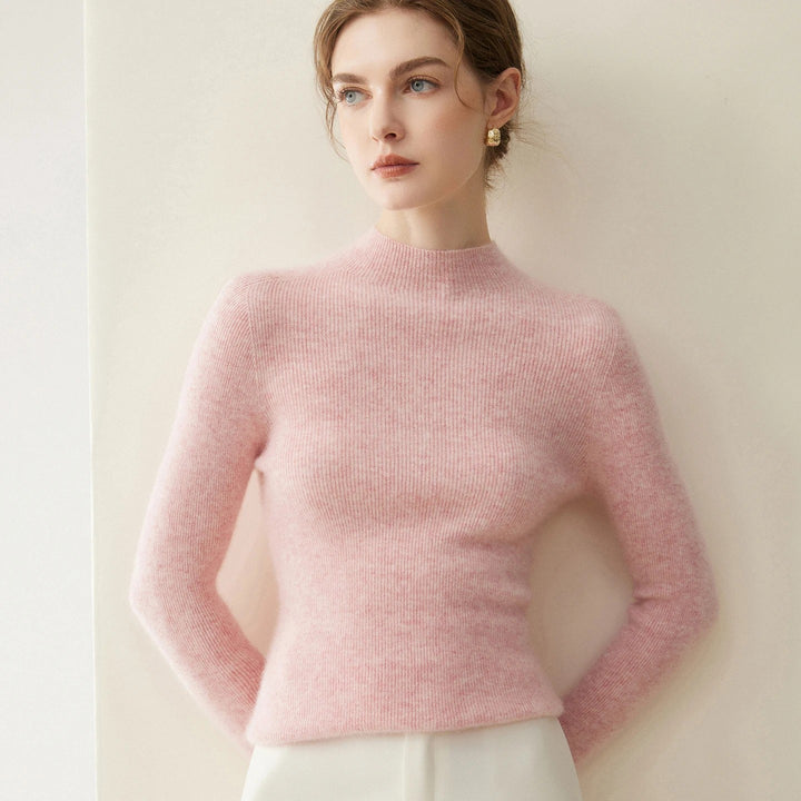 Colette Cashmere Mock Neck