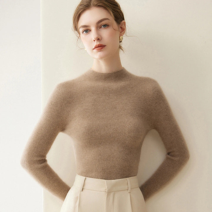 Colette Cashmere Mock Neck
