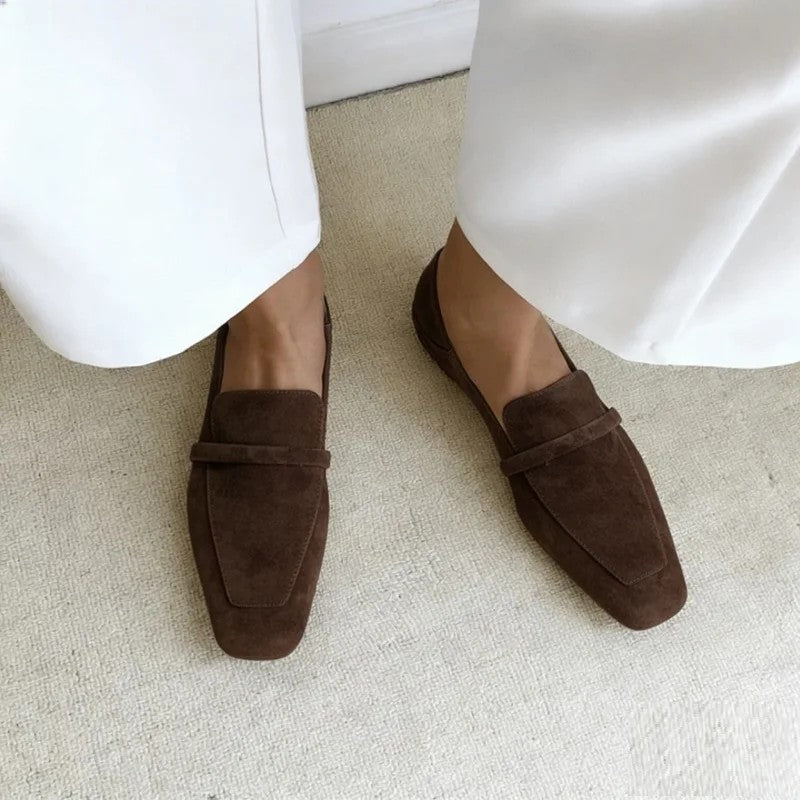 Palma Square-Toe Loafers