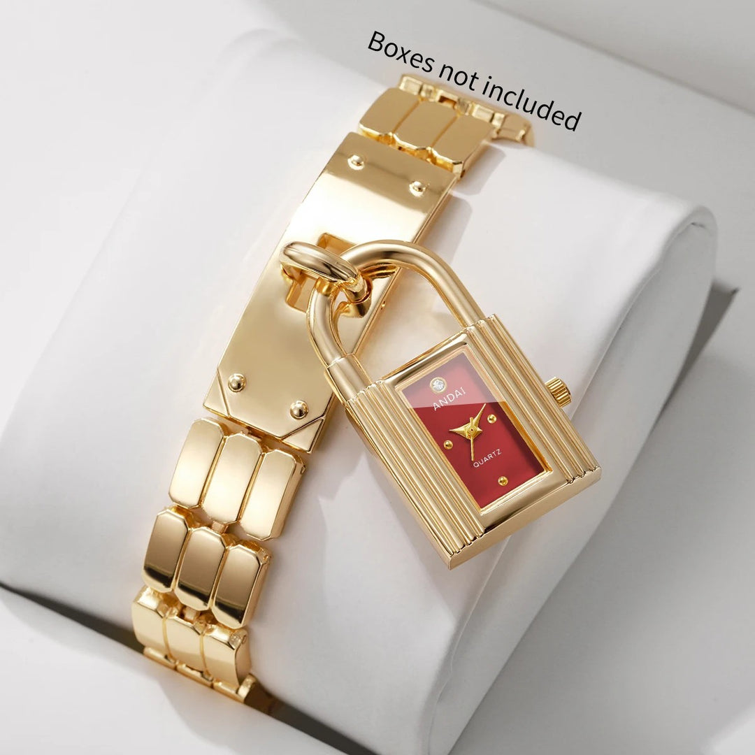 Padlock Charm Bracelet Watch