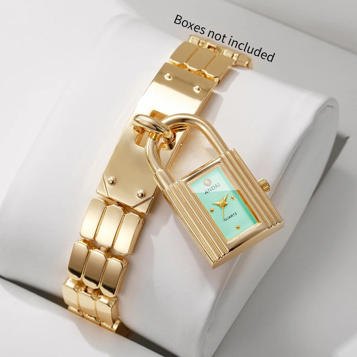 Padlock Charm Bracelet Watch