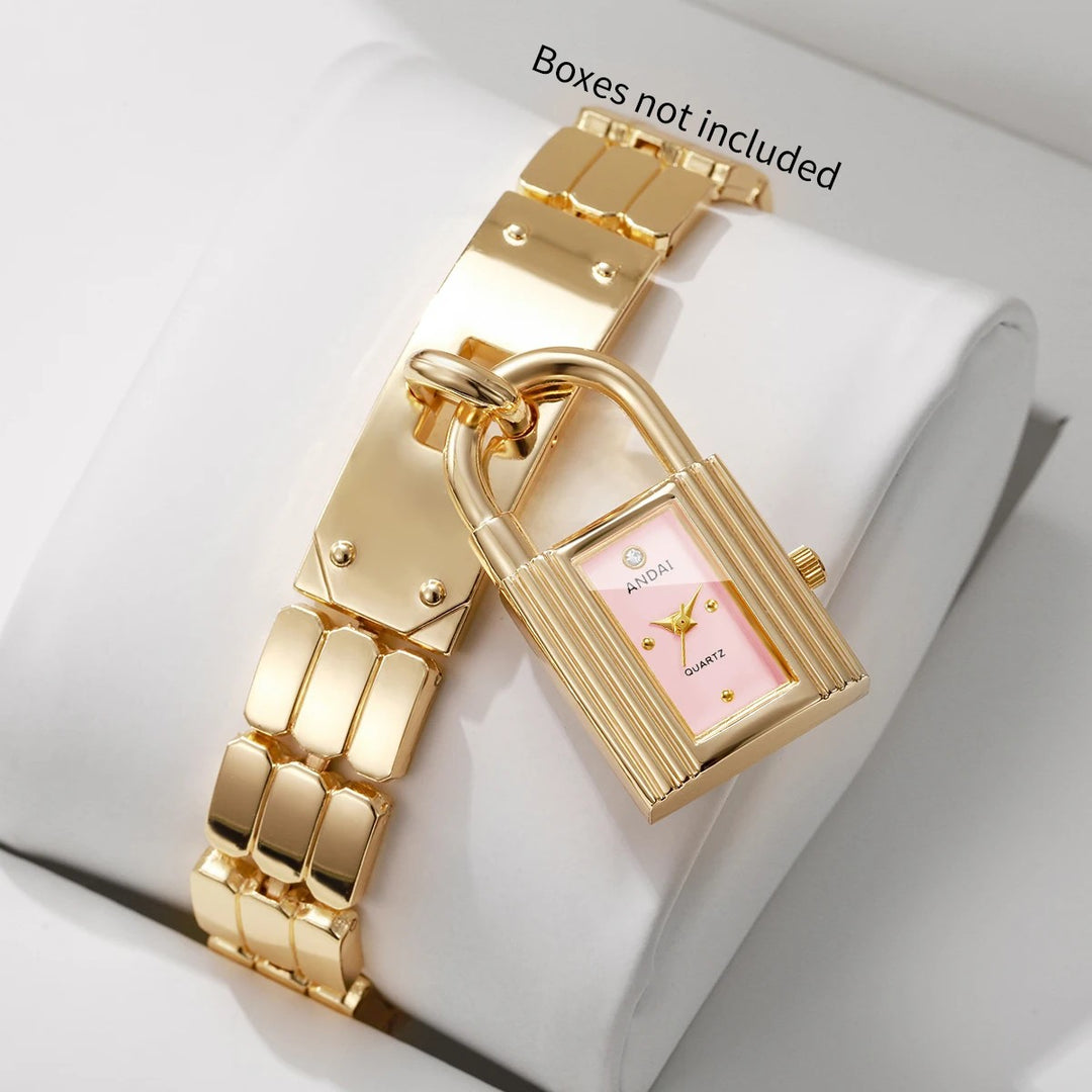 Padlock Charm Bracelet Watch
