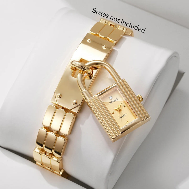 Padlock Charm Bracelet Watch
