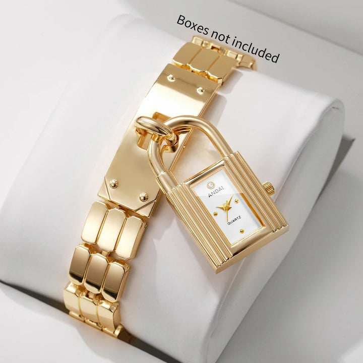 Padlock Charm Bracelet Watch
