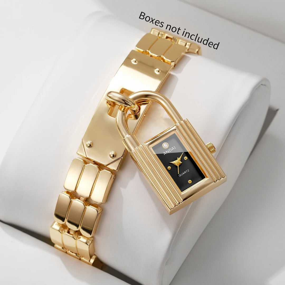Padlock Charm Bracelet Watch