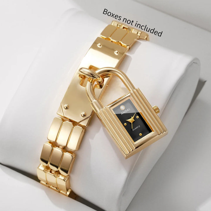 Padlock Charm Bracelet Watch