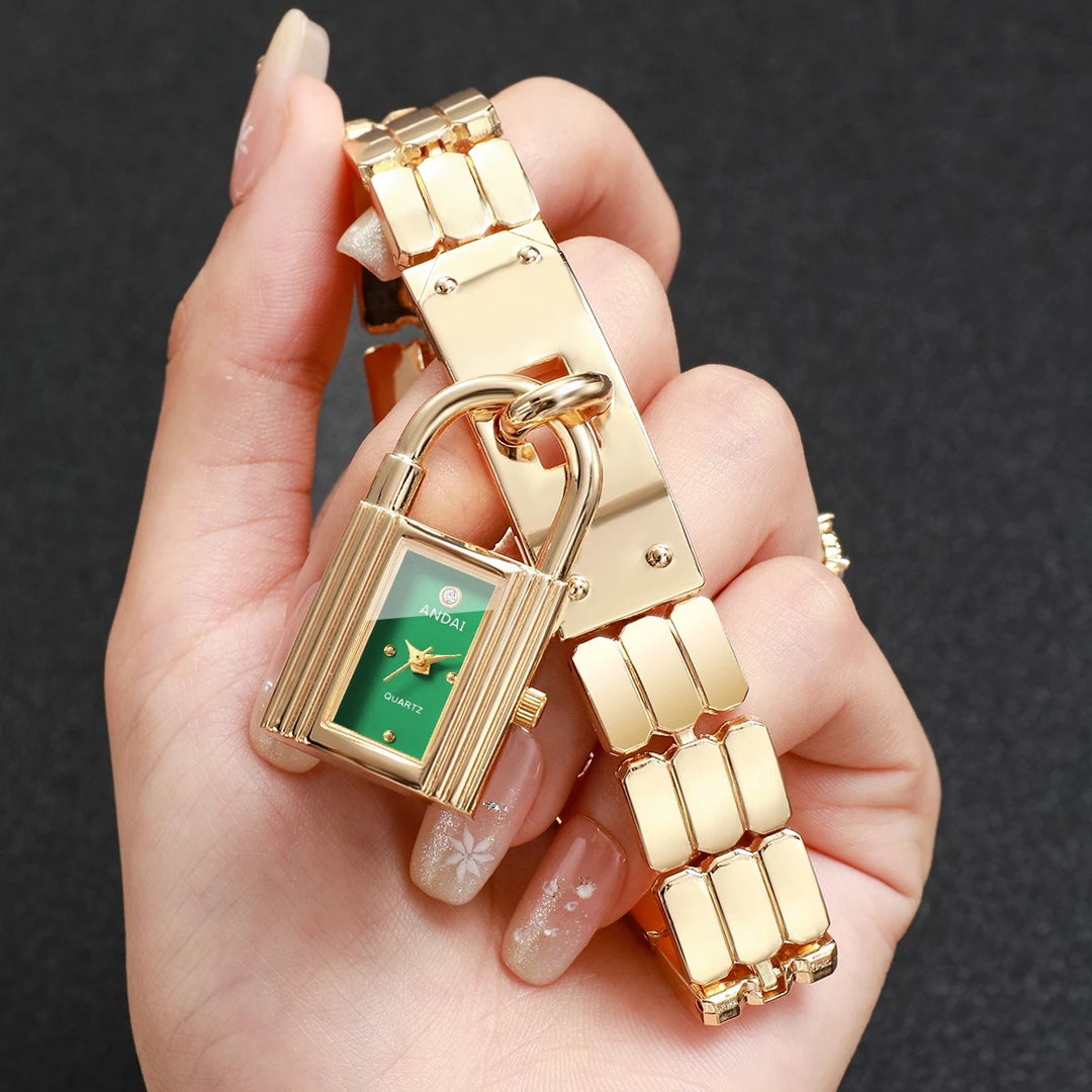 Padlock Charm Bracelet Watch