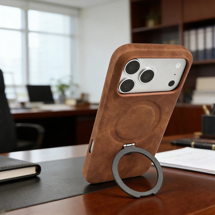 Saddler Ring-Stand Phone Case