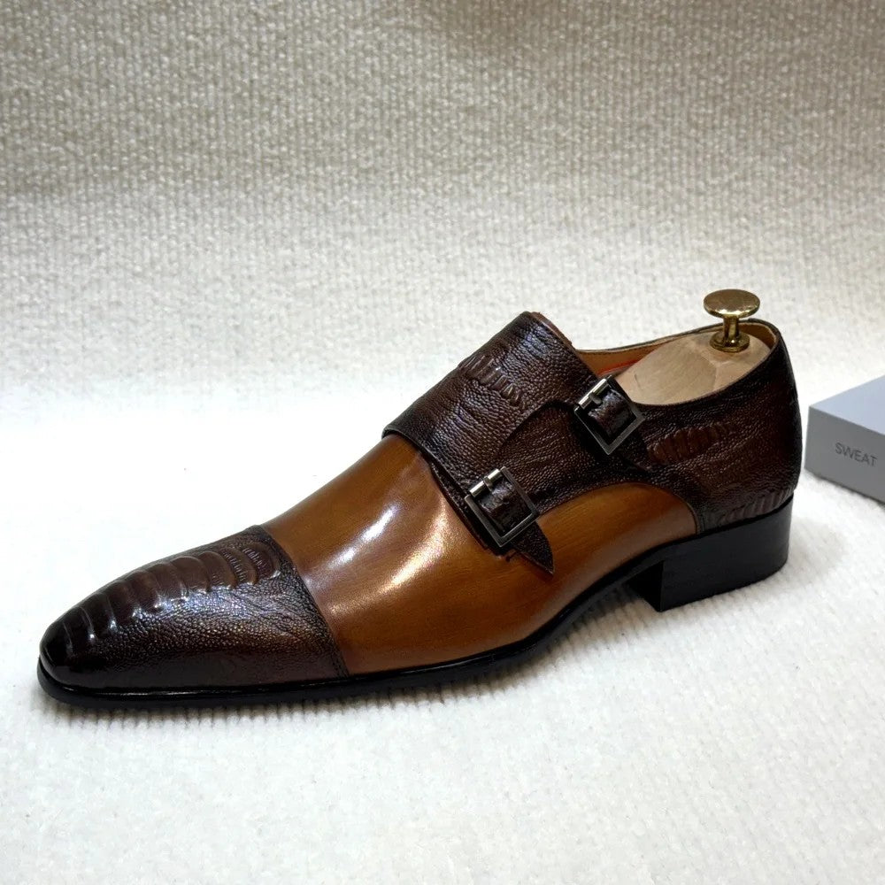 Donato Double-Monk Dress Shoes