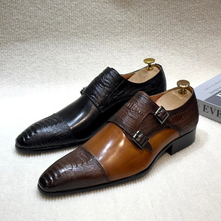 Donato Double-Monk Dress Shoes