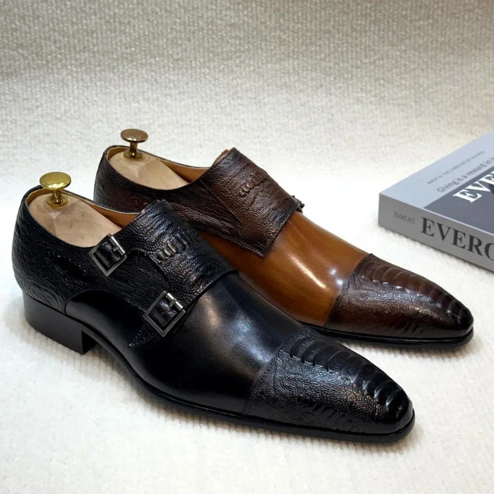 Donato Double-Monk Dress Shoes