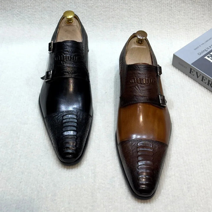 Donato Double-Monk Dress Shoes