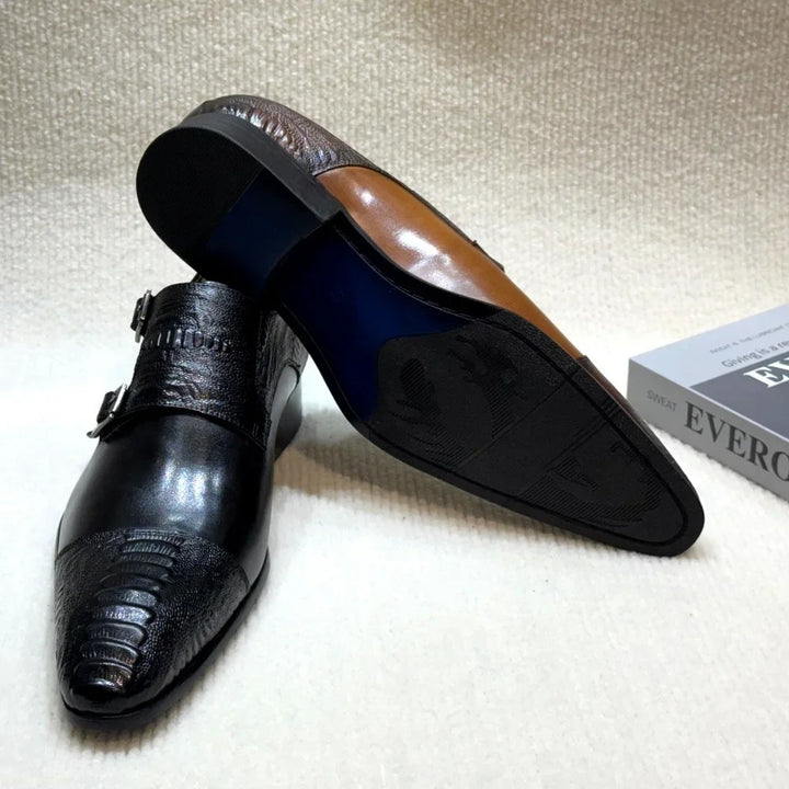 Donato Double-Monk Dress Shoes