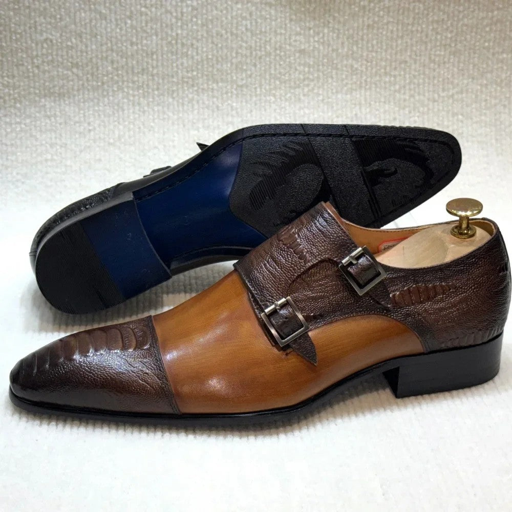 Donato Double-Monk Dress Shoes