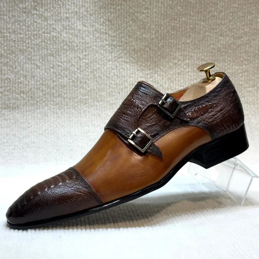 Donato Double-Monk Dress Shoes