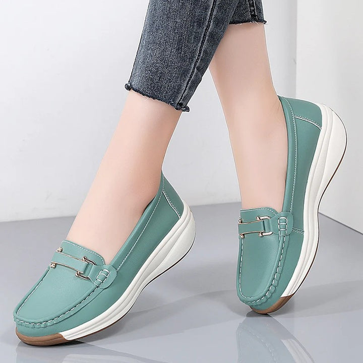 Laurette Leather Loafers