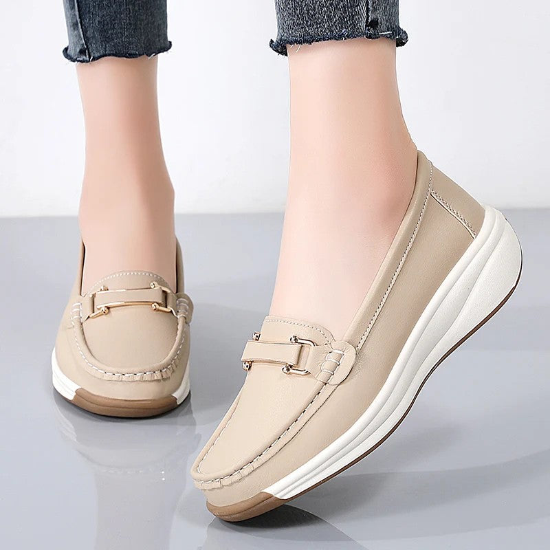 Laurette Leather Loafers