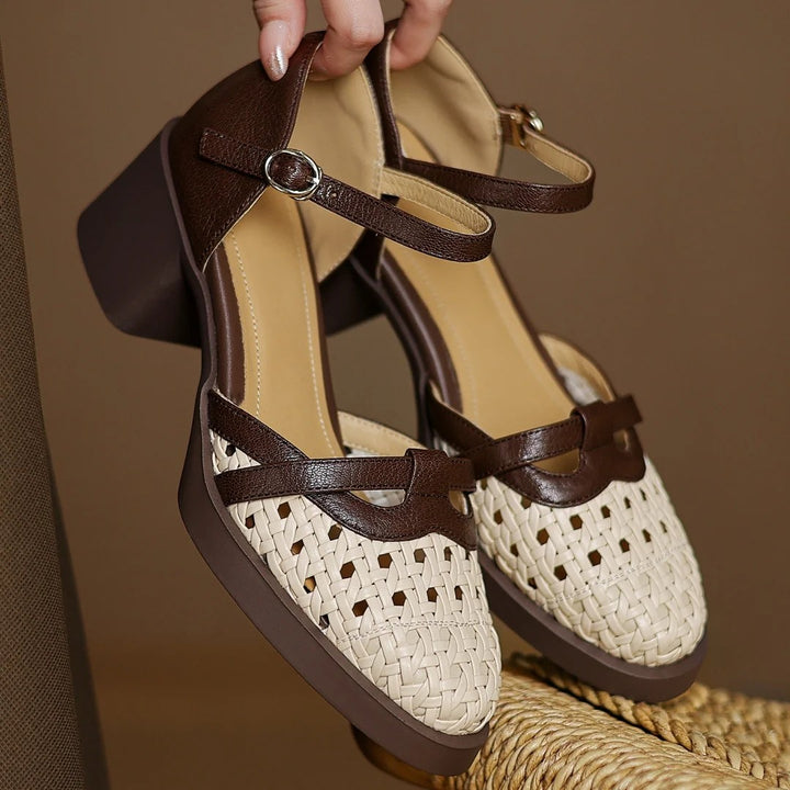 Meredith Woven Mary Janes