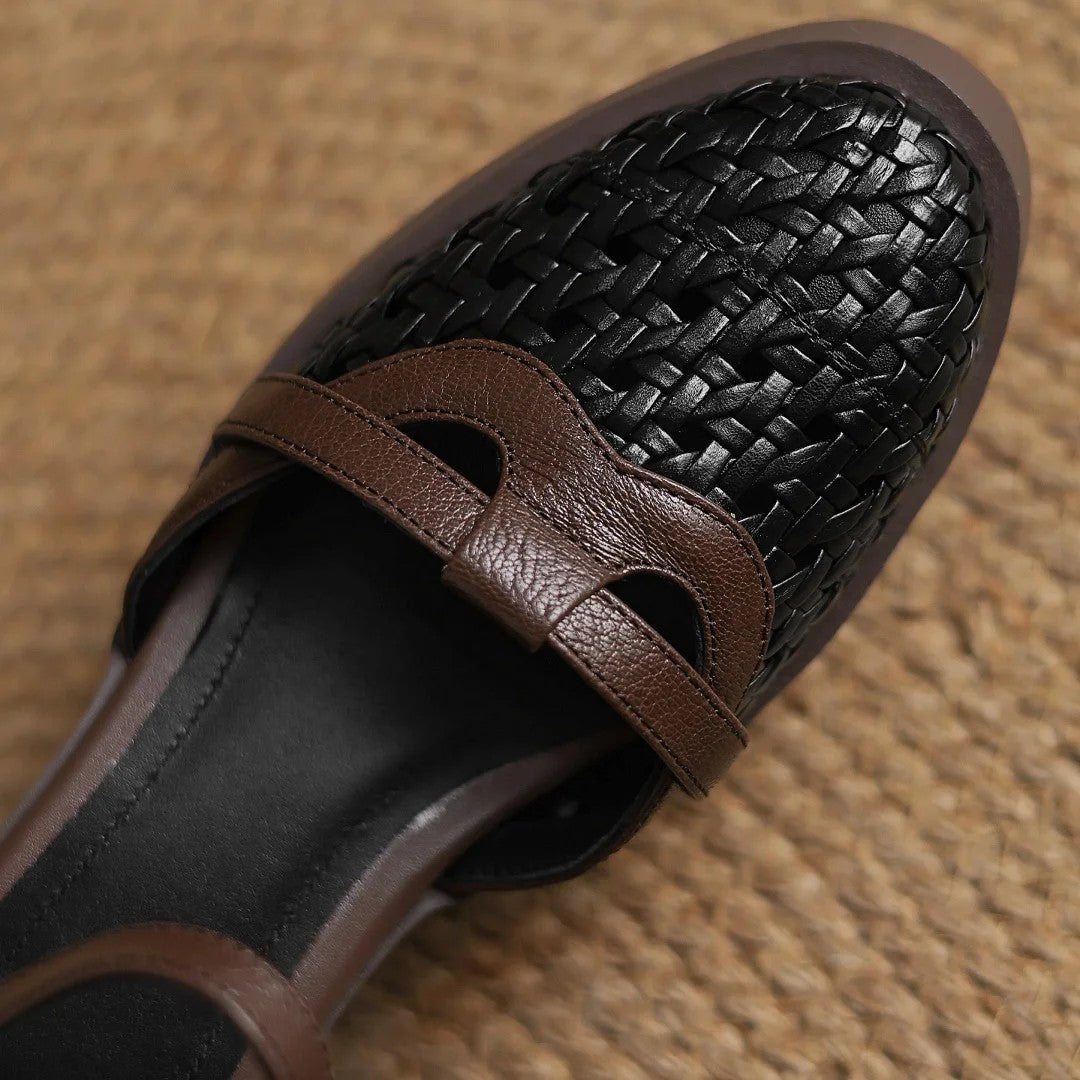 Meredith Woven Mary Janes