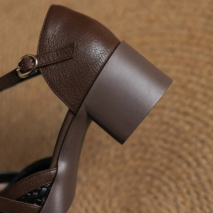 Meredith Woven Mary Janes