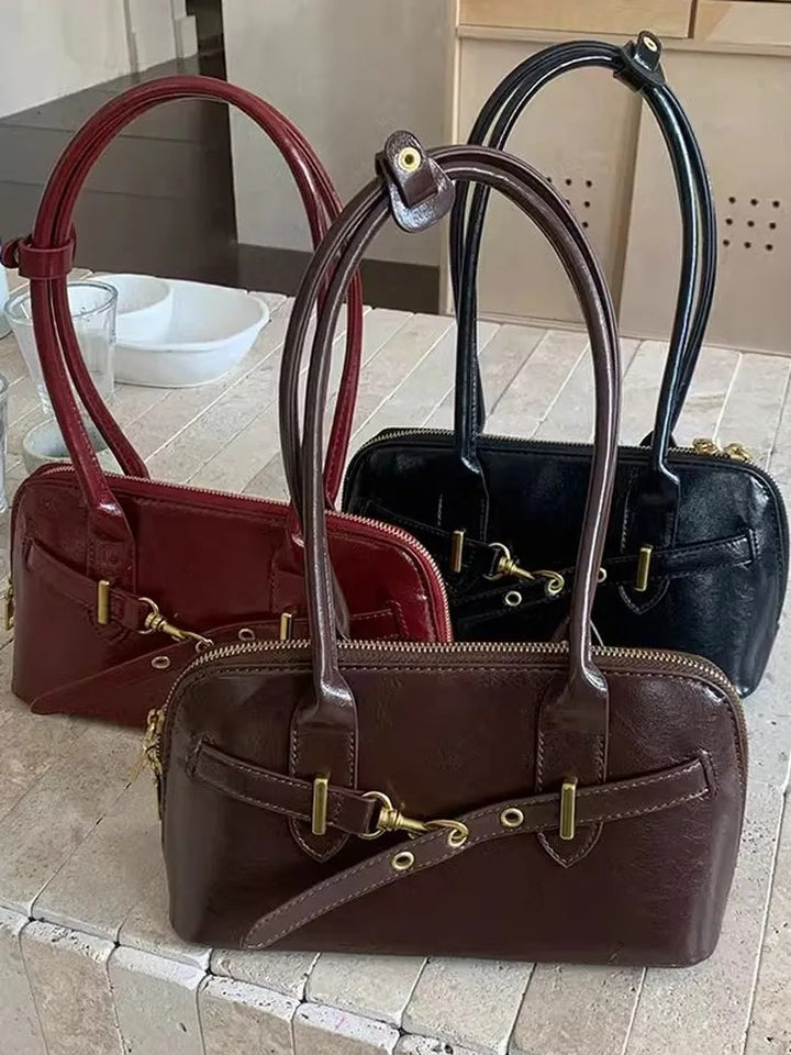 Bridle Buckle Shoulder Bag