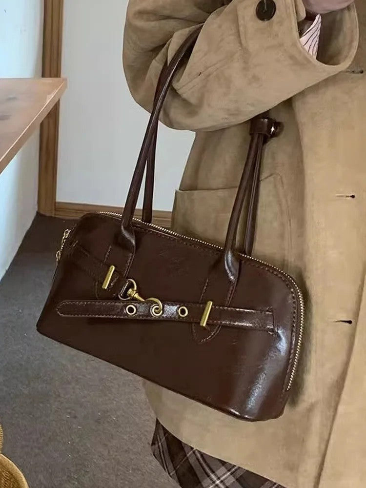 Bridle Buckle Shoulder Bag