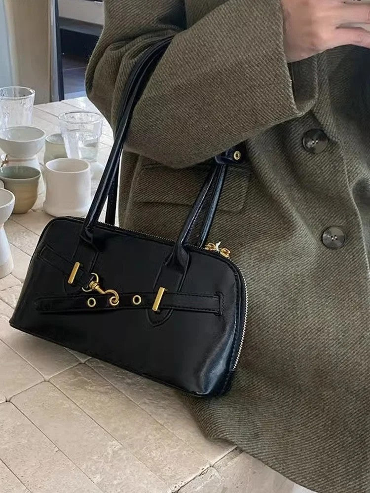 Bridle Buckle Shoulder Bag