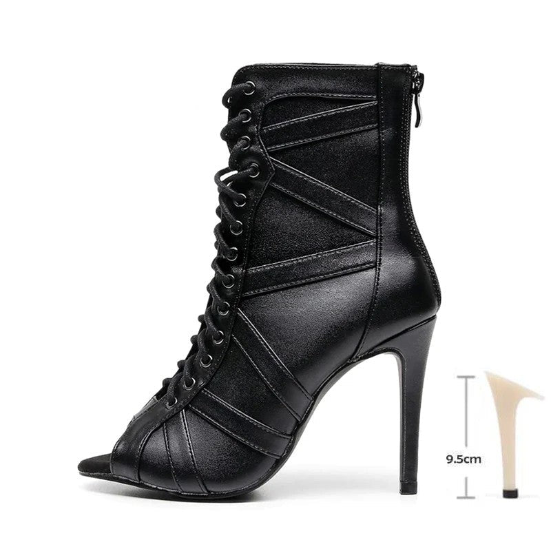 Ravella Peep-Toe Boots