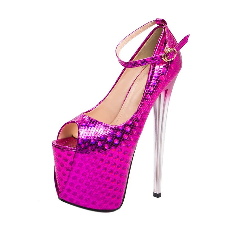 Marea Peep-Toe Stilettos
