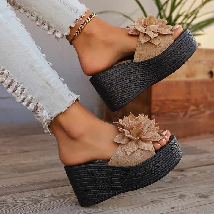 Solara Bloom Wedges