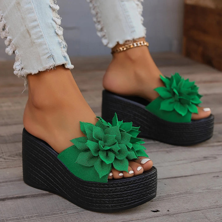 Solara Bloom Wedges