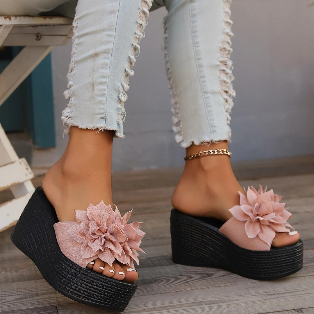 Solara Bloom Wedges